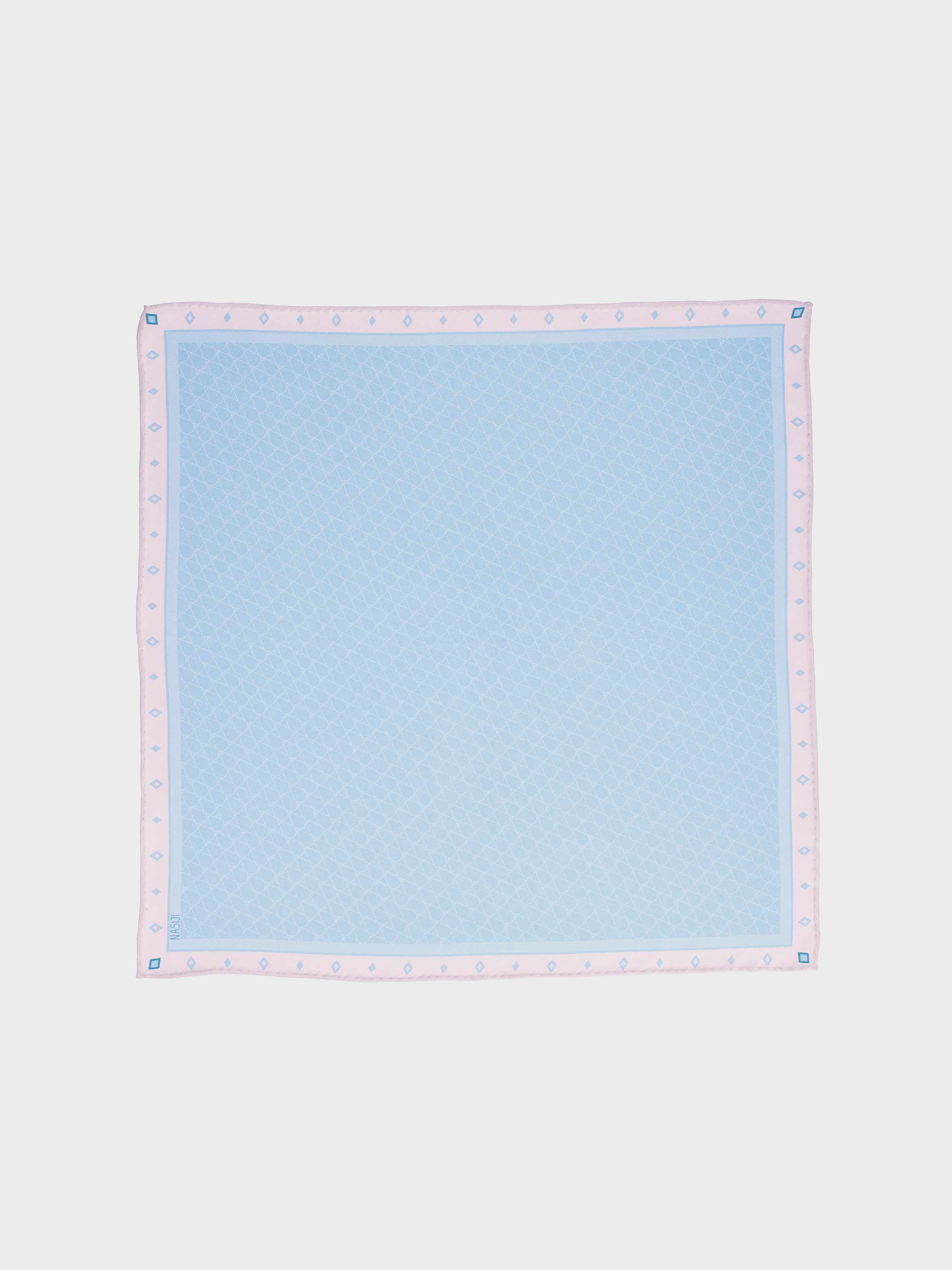 ‘sleeping garden’ silk pocket square 40