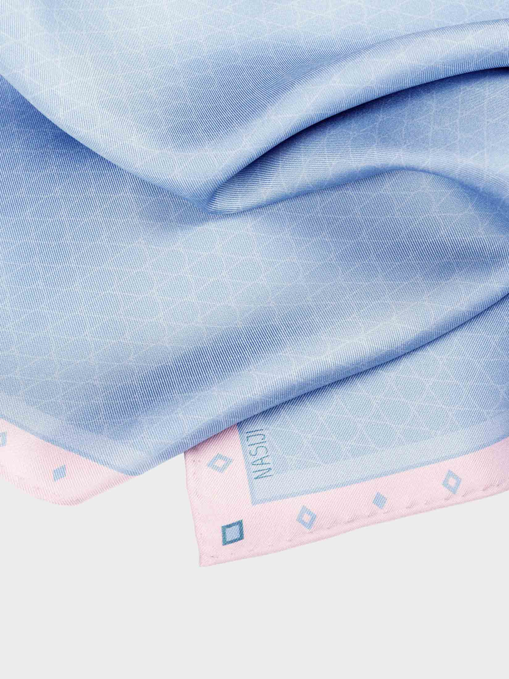 ‘sleeping garden’ silk pocket square 40