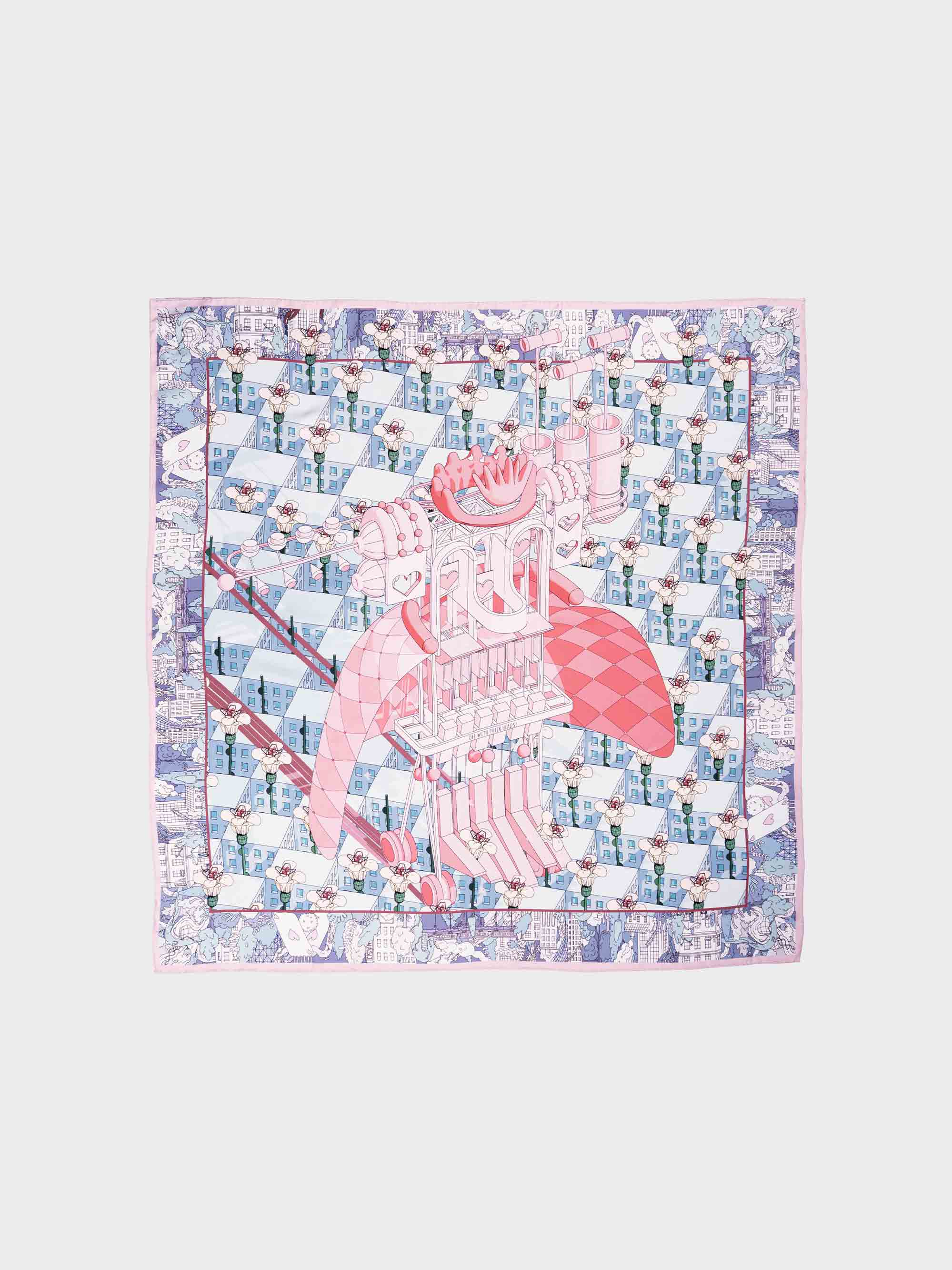 ‘queen of harvest’ silk foulard 90